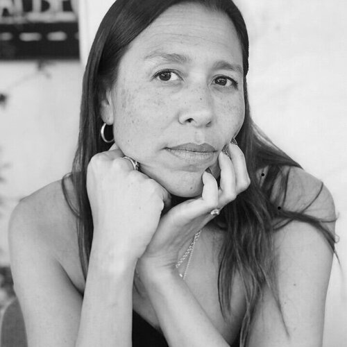 Black and white photo of Grace Heifetz